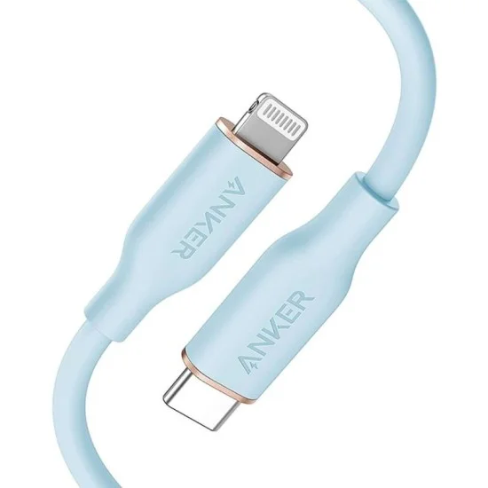 Anker Powerline Iii Flow Usb-C To Lightning (0.9M/3Ft) -Blue